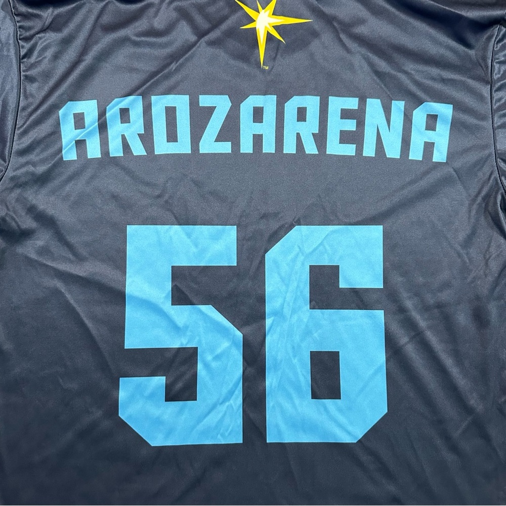 Tampa Bay Rays Randy Arozarena 56 Promo Jersey BDA Sports Mens Medium Blue - Picture 6 of 8